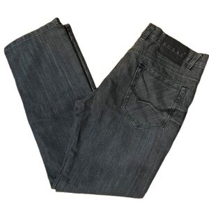 FUSAI Men's Black Baggy Denim Jeans size 34